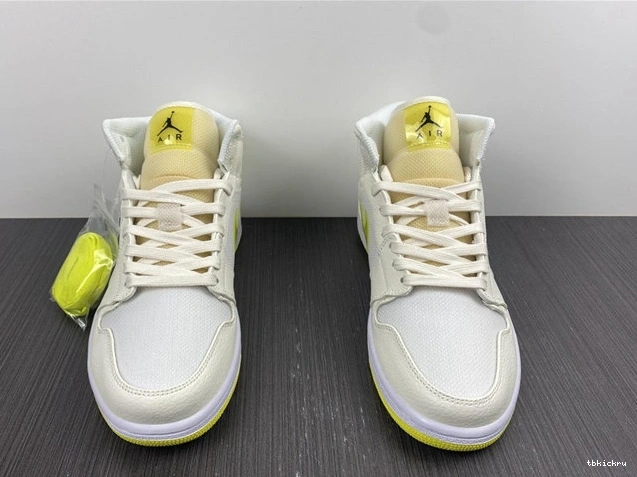 Rep TBkick SE DB2822- 3710 Yellow Mid Voltage Jordan1 QuickDry 1025